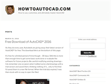 Tablet Screenshot of howtoautocad.com